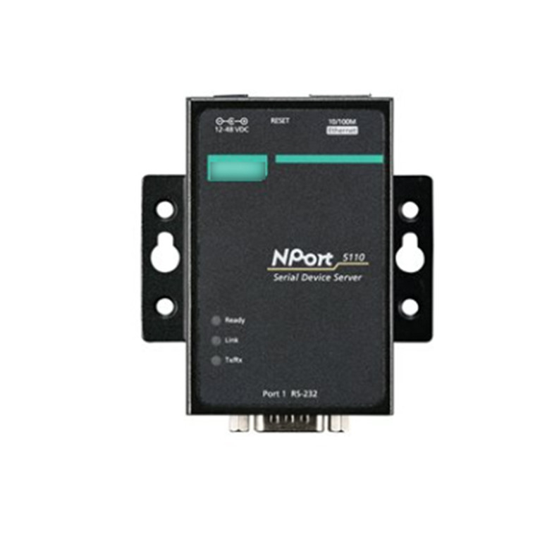직접 공급 NPORT 5110 포트 RS-232/422/485 MOXA를 위한 일련 포트 장치 네트워크 서버