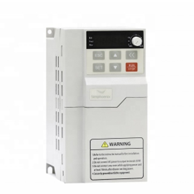 심포닉스 2.2KW DL100-2S0022 V/F 제어 모드와 단일 단계 인버터