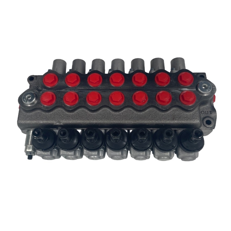 G 3/8&quot; 포트 크기 7 스풀 수압 방향 밸브 SD5/7 WALVOIL 타입 45L/min 315bar