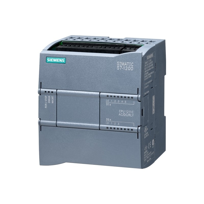 6ES7211-1BE40-0XB0 SIMATIC S7-1200 CPU 1211C 2A 릴레이와 AC/DC 전원을 갖춘 컴팩트 CPU