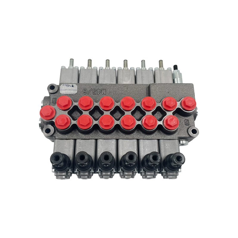 수압 드릴링 기계 모노블록 M45/6 방향 밸브 G3/8 &quot;오일 포트 크기